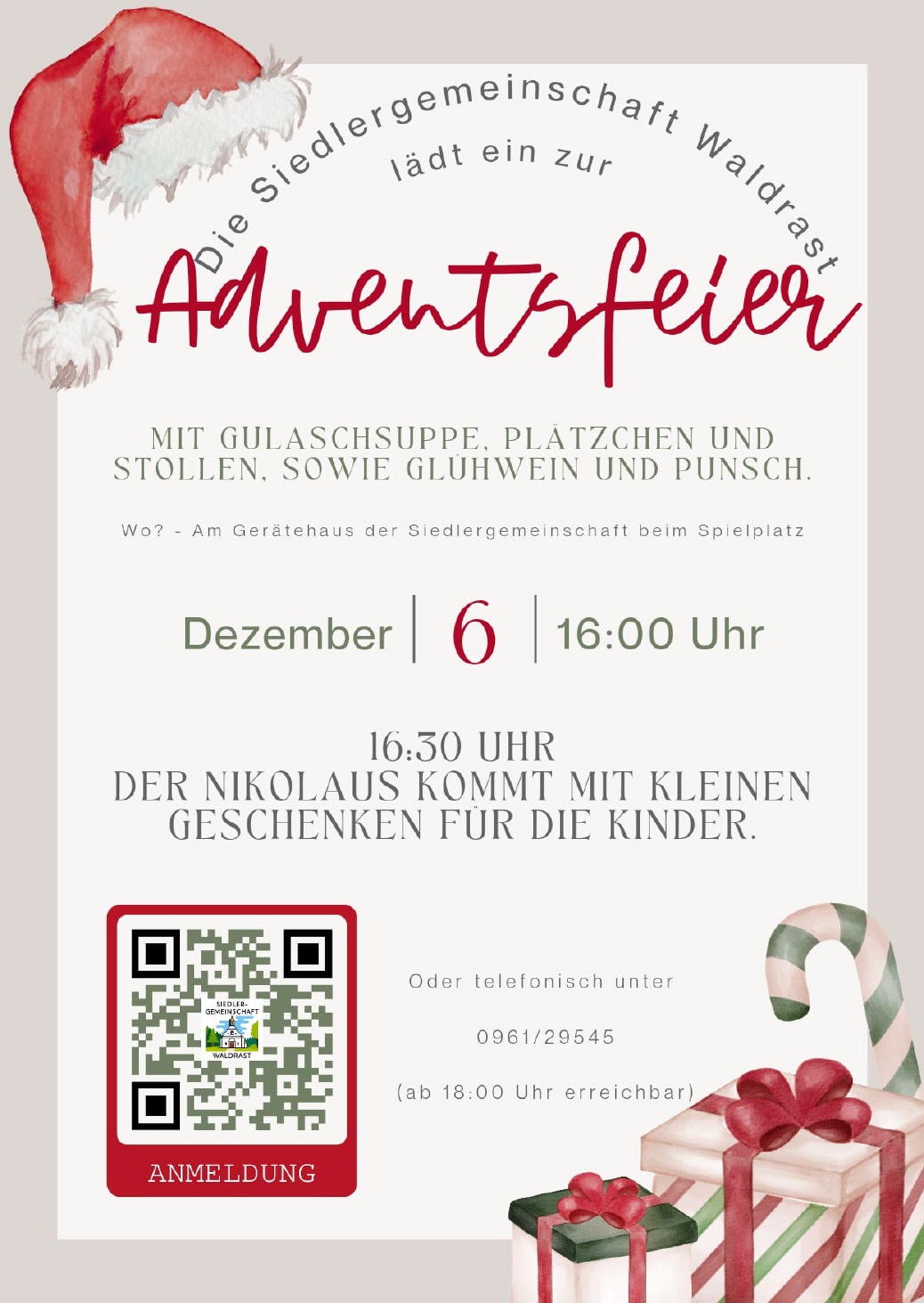 Einladung zur Adventsfeier 2025